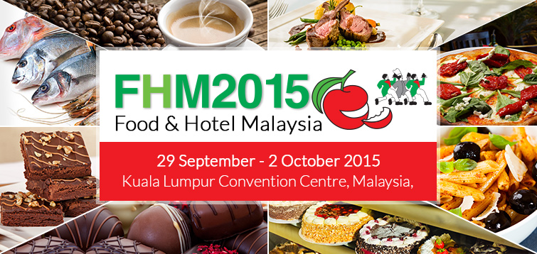 Food & Hotel Malaysia 2015  | Kuala Lumpur Convention Centre, Malaysia, from 29 September to 2 October, 2015