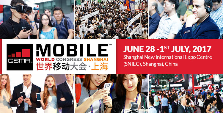 GSMA Mobile World Congress Shanghai 2017 | June 28 -1st July, 2017 at Shanghai New International Expo Centre, Shanghai, China