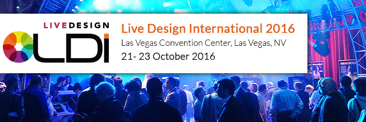 Live Design International 2016 | 21- 23 October 2016 at Las Vegas Convention Center, Las Vegas, NV