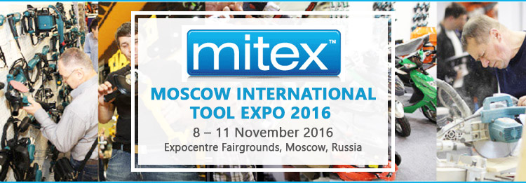 Mitex 2016 | 8–11 November 2016 at the Expocentre Fairgrounds, Moscow, Russia