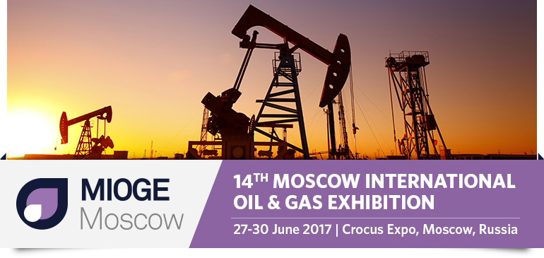 4th MIOGE – Moscow International Oil & Gas Exhibition and 13th Russian Petroleum & Gas Congress | 27-30 June 2017 at Crocus Expo, Moscow, Russia