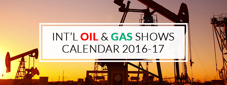 International Oil & Gas Calendar of year 2016-17 