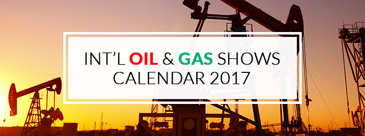 International Oil & Gas Calendar of year 2017 