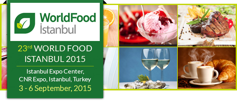 23rd World Food Istanbul 2015 | Istanbul Expo Center, CNR Expo, Istanbul, Turkey | 3 - 6 September, 2015