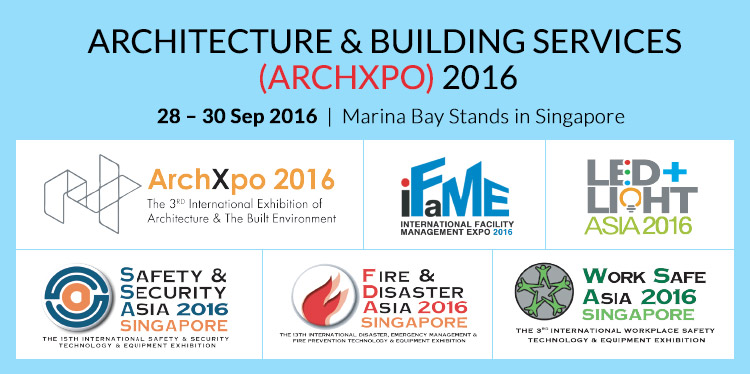 Architecture & Building Services 2016 | 28 – 30 Sep 2016 in Marina Bay Sands in Singapore
